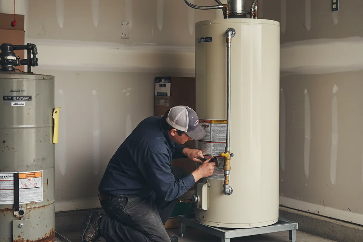 Water heater and shutoff valve replacement in Ulster Park